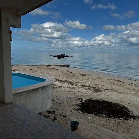 Villa La Casa Amarilla Frente Al Mar Chelem Exterior foto