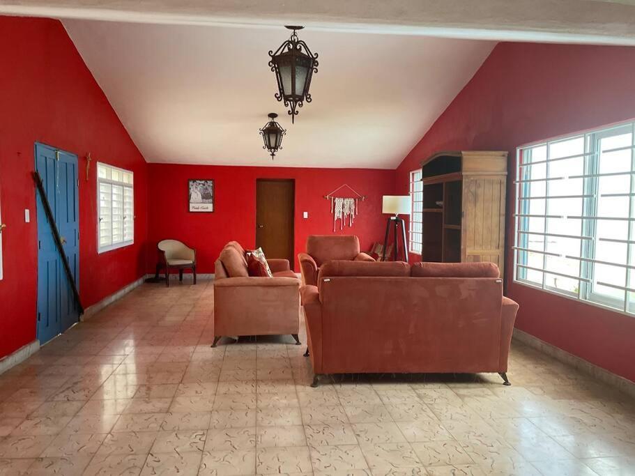 Villa La Casa Amarilla Frente Al Mar Chelem Exterior foto